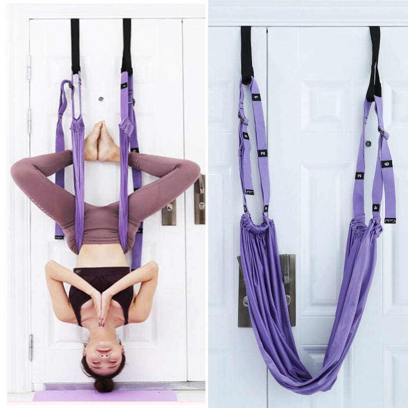 Fitness Hip Stretch Yoga Belt Swing Inverted Rope Pull Stretch Belt Split Lower Waist Trainer