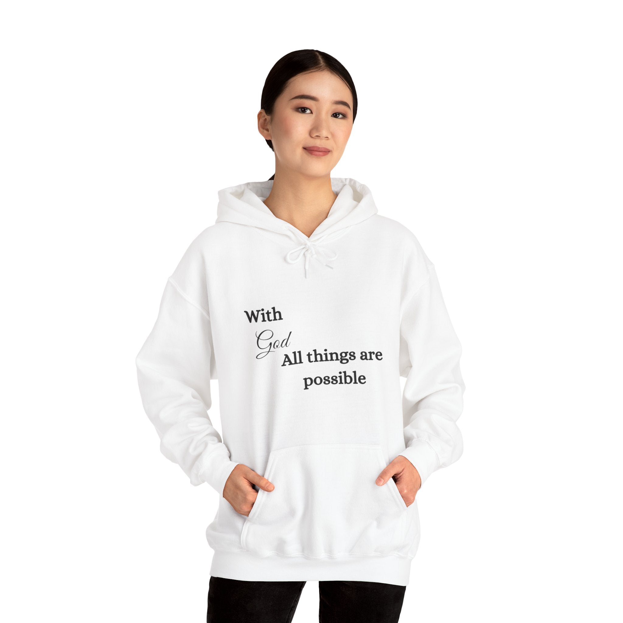 With God Unisex Heavy Blend™ Hooded Sweatshirt