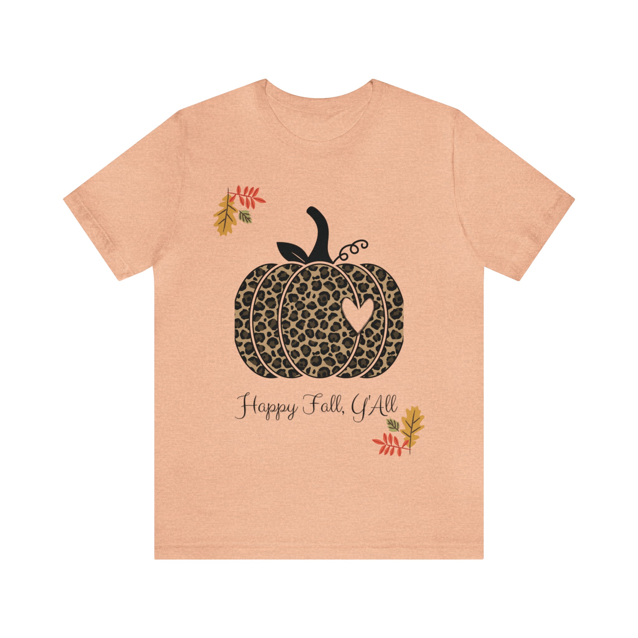 Happy Fall Y'all Pumpkin Unisex Jersey Short Sleeve Tee