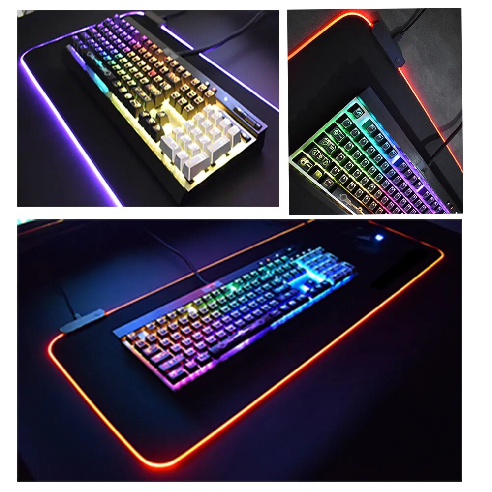 LED Light Cherry Keyboard Pad