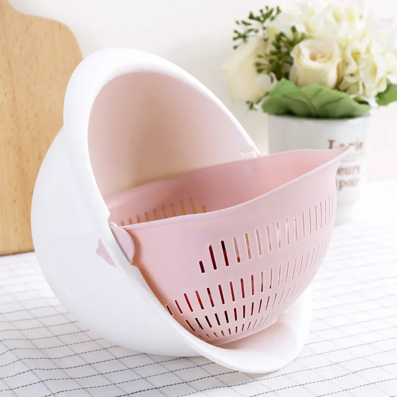 Silicone Double Drain Basket