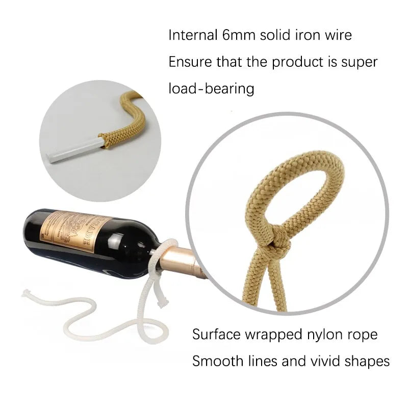 Rope Wine Rack
